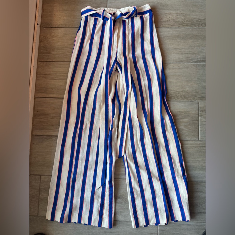 Striped Blue and White Pants